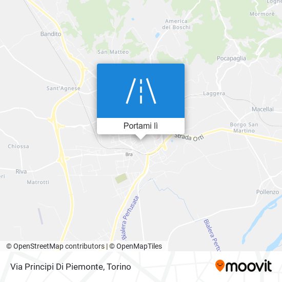 Mappa Via Principi Di Piemonte