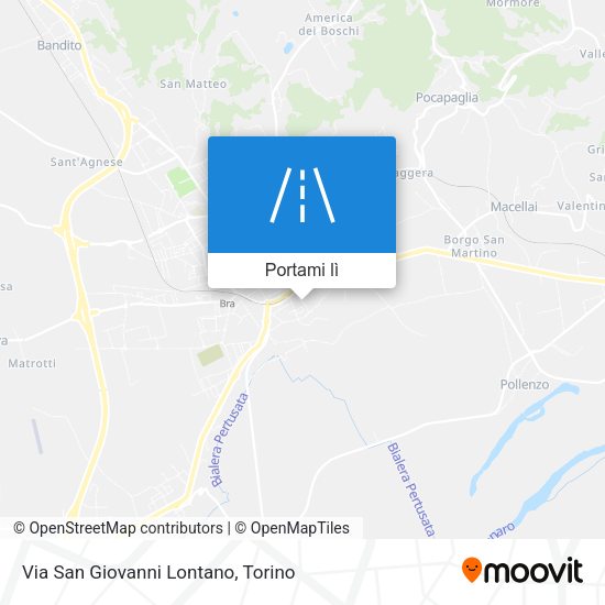 Mappa Via San Giovanni Lontano