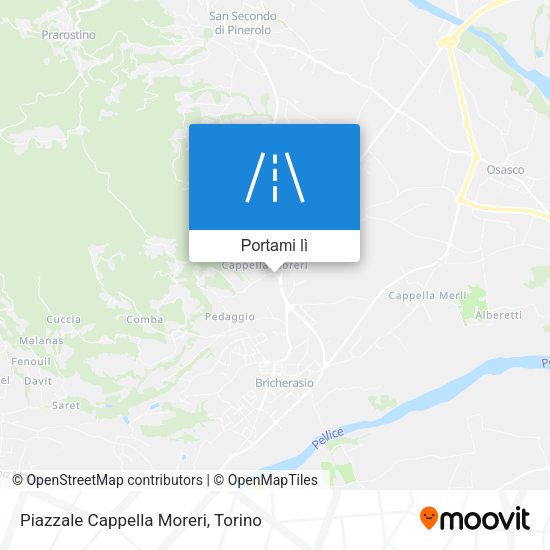 Mappa Piazzale Cappella Moreri