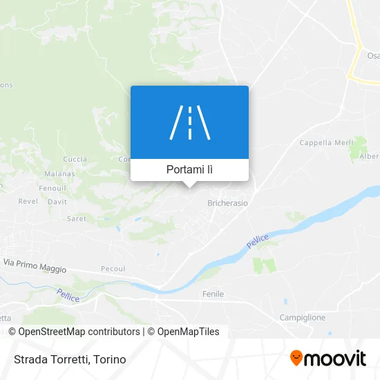 Mappa Strada Torretti