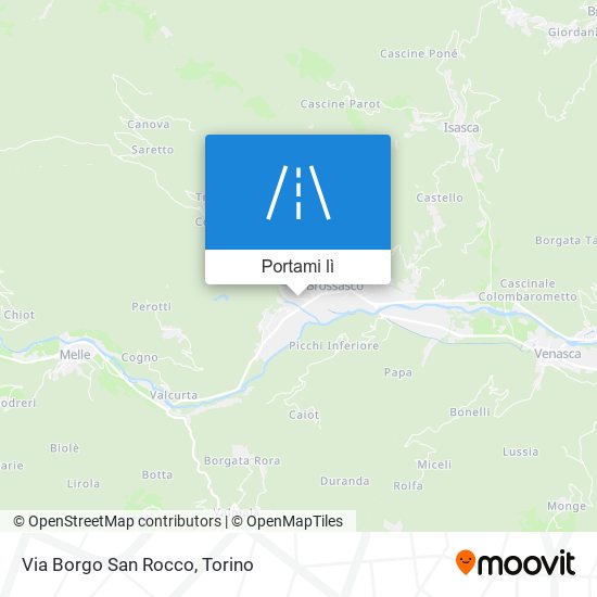 Mappa Via Borgo San Rocco