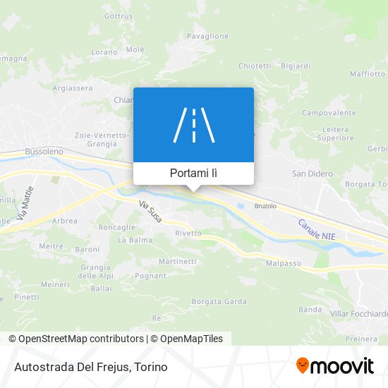 Mappa Autostrada Del Frejus