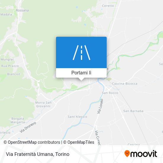 Mappa Via Fraternità Umana