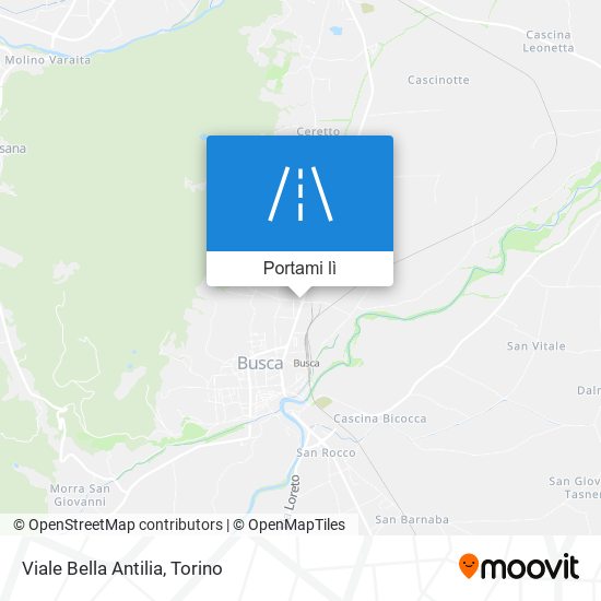 Mappa Viale Bella Antilia