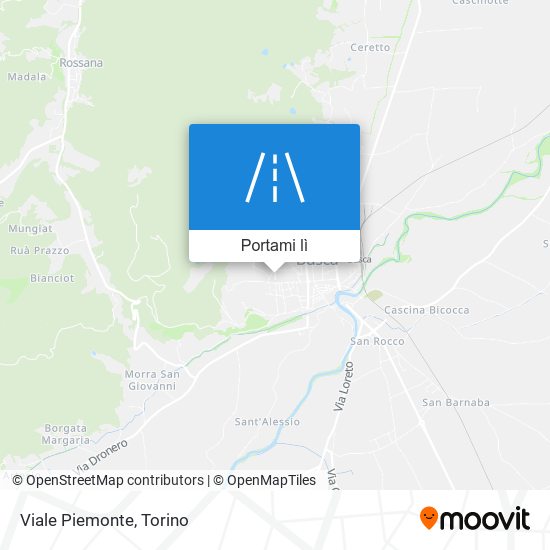 Mappa Viale Piemonte