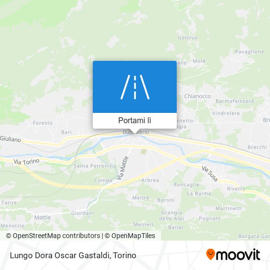 Mappa Lungo Dora Oscar Gastaldi