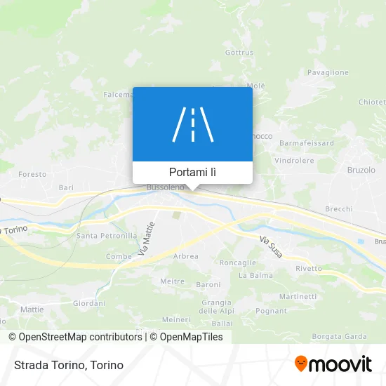 Mappa Strada Torino