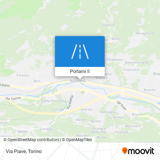 Mappa Via Piave
