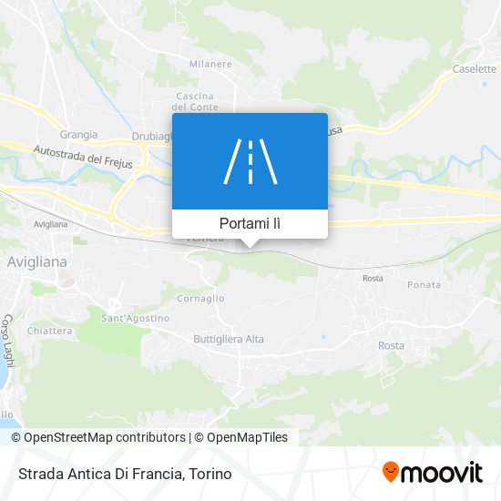 Mappa Strada Antica Di Francia