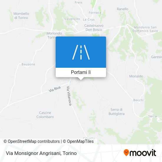 Mappa Via Monsignor Angrisani