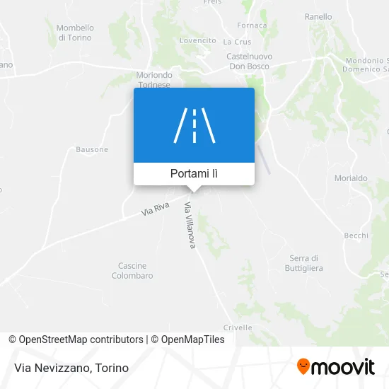 Mappa Via Nevizzano
