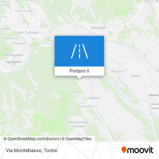 Mappa Via Montebasso