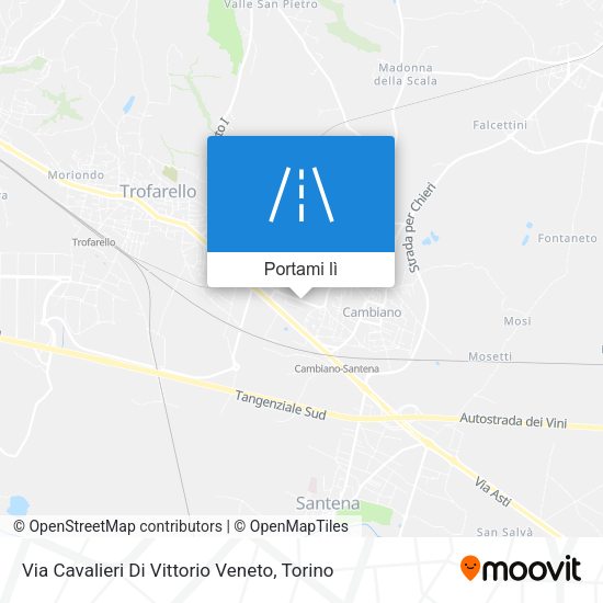 Mappa Via Cavalieri Di Vittorio Veneto