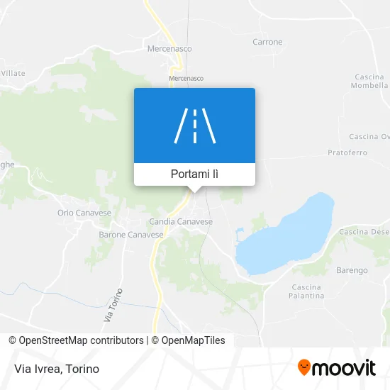 Mappa Via Ivrea