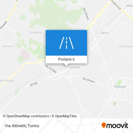 Mappa Via Altinetti