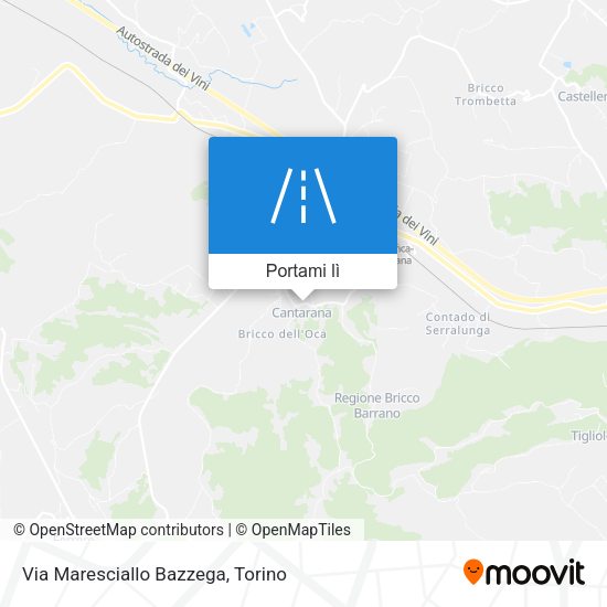 Mappa Via Maresciallo Bazzega