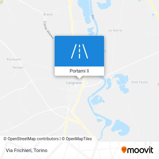 Mappa Via Frichieri