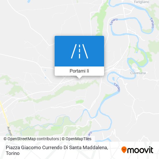 Mappa Piazza Giacomo Currendo Di Santa Maddalena