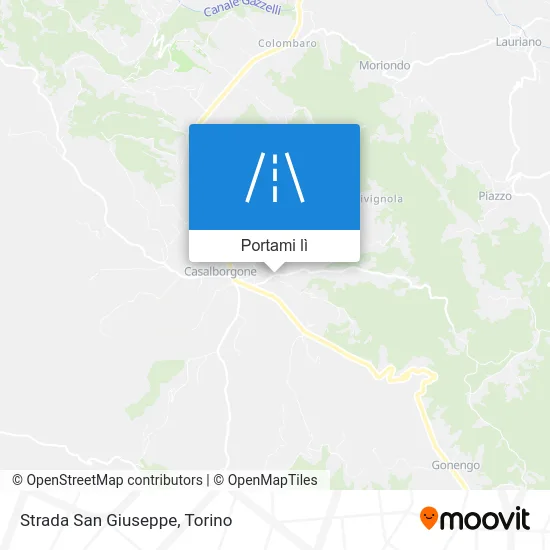 Mappa Strada San Giuseppe