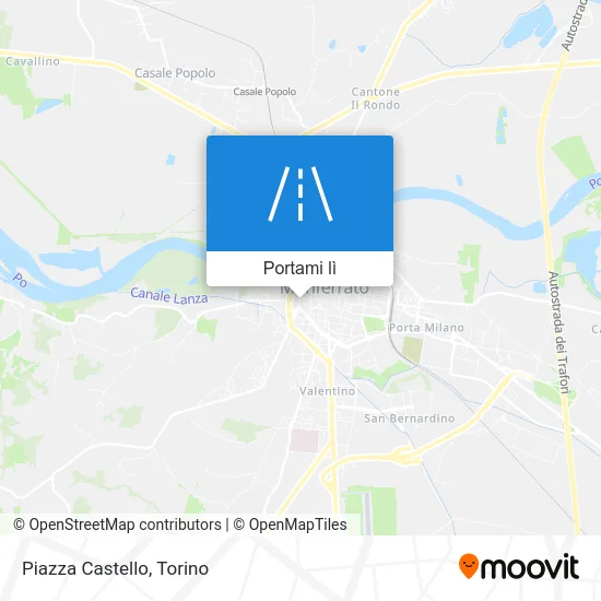 Mappa Piazza Castello