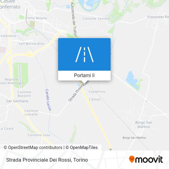 Mappa Strada Provinciale Dei Rossi