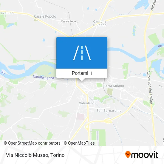 Mappa Via Niccolò Musso