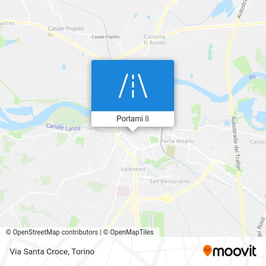 Mappa Via Santa Croce