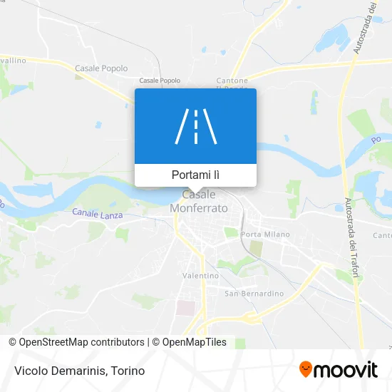 Mappa Vicolo Demarinis