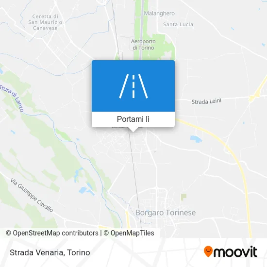 Mappa Strada Venaria