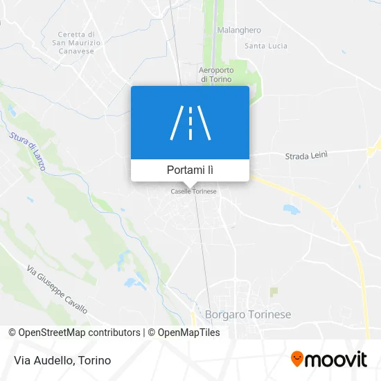 Mappa Via Audello