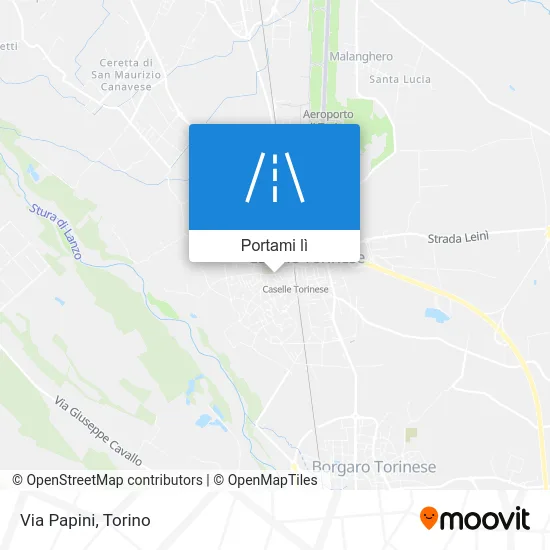 Mappa Via Papini