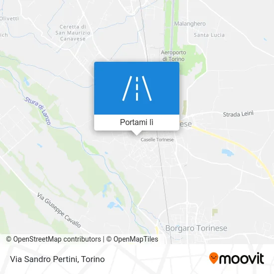 Mappa Via Sandro Pertini