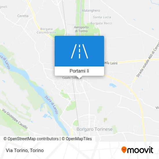 Mappa Via Torino