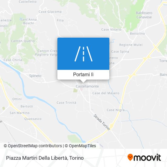 Mappa Piazza Martiri Della Libertà