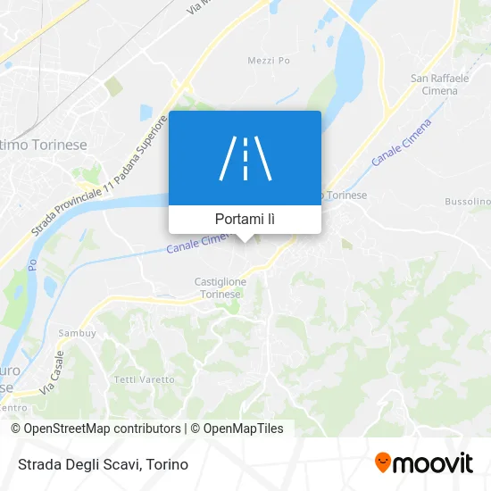 Mappa Strada Degli Scavi