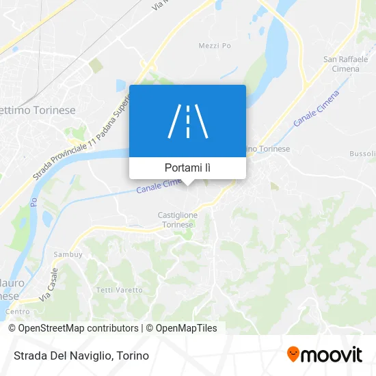 Mappa Strada Del Naviglio