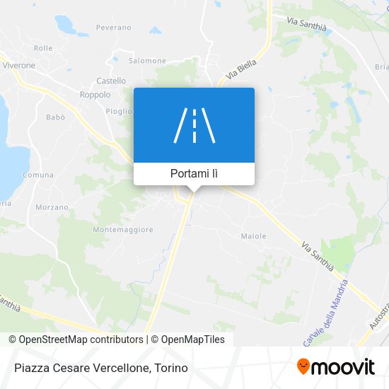 Mappa Piazza Cesare Vercellone