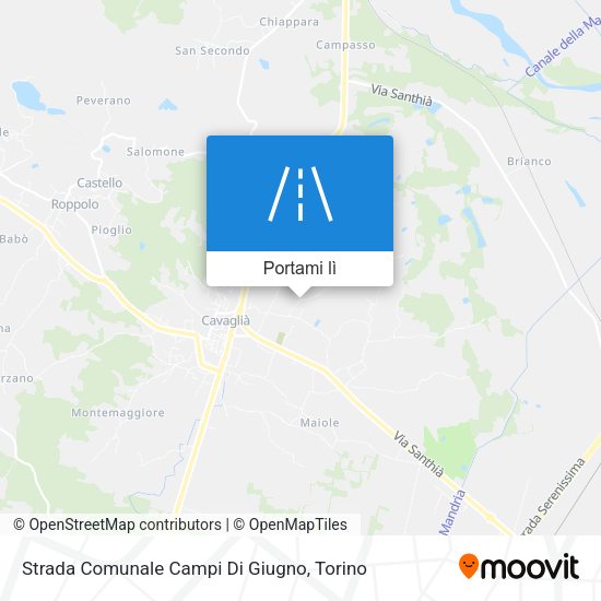 Mappa Strada Comunale Campi Di Giugno