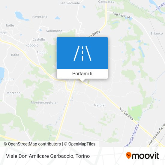 Mappa Viale Don Amilcare Garbaccio