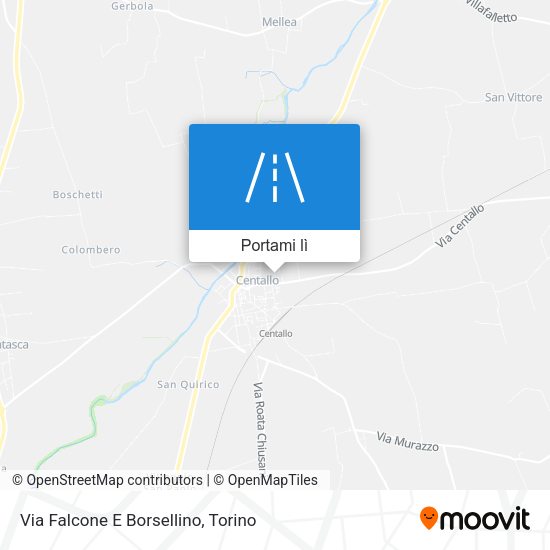 Mappa Via Falcone E Borsellino