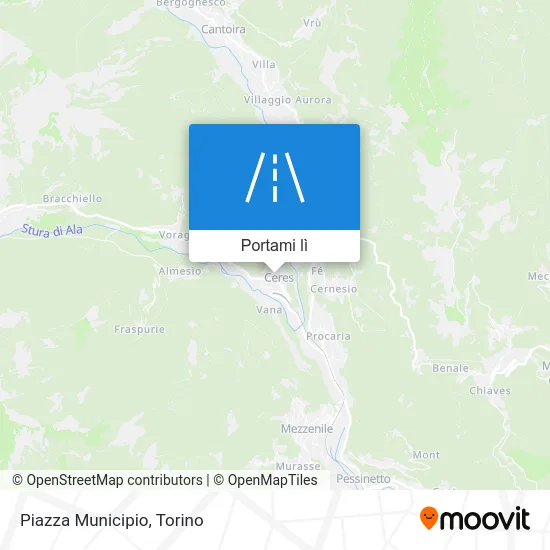 Mappa Piazza Municipio