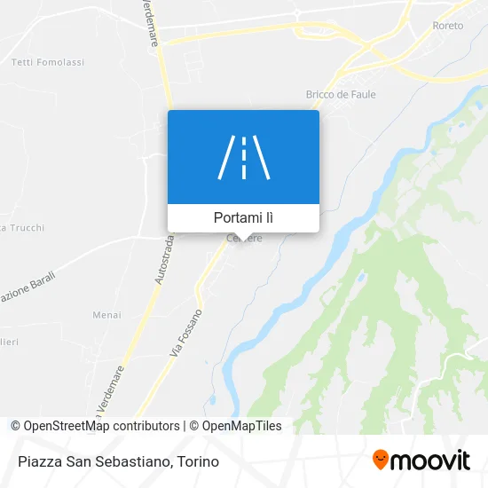 Mappa Piazza San Sebastiano