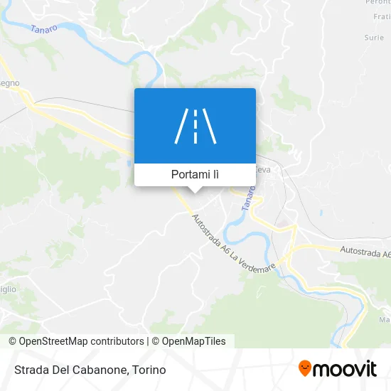 Mappa Strada Del Cabanone