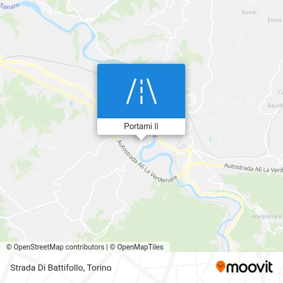 Mappa Strada Di Battifollo