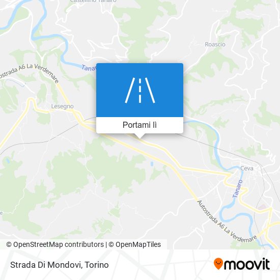 Mappa Strada Di Mondovi