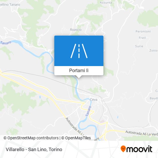 Mappa Villarello - San Lino