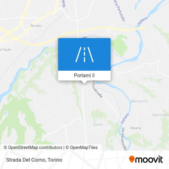 Mappa Strada Del Corno