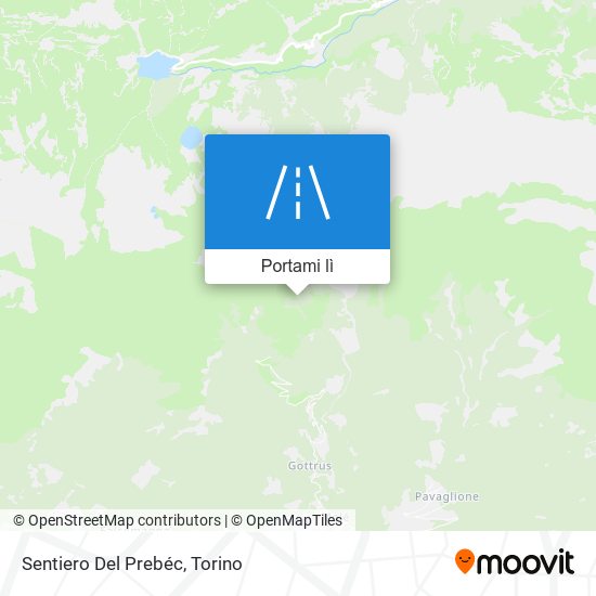 Mappa Sentiero Del Prebéc