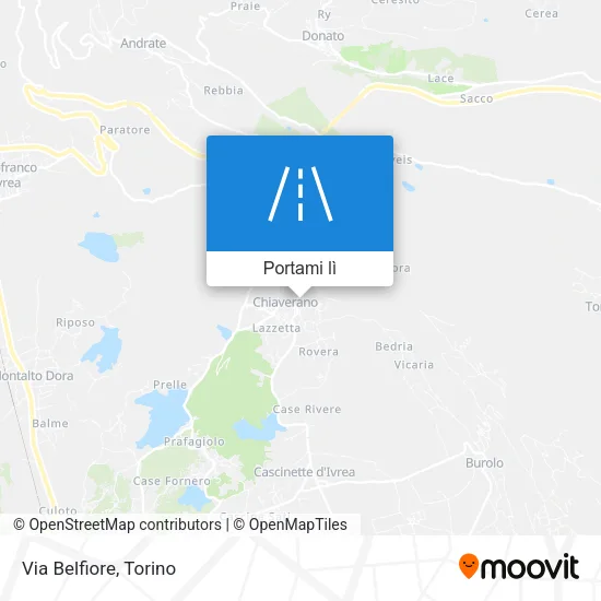 Mappa Via Belfiore