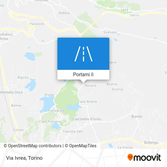 Mappa Via Ivrea